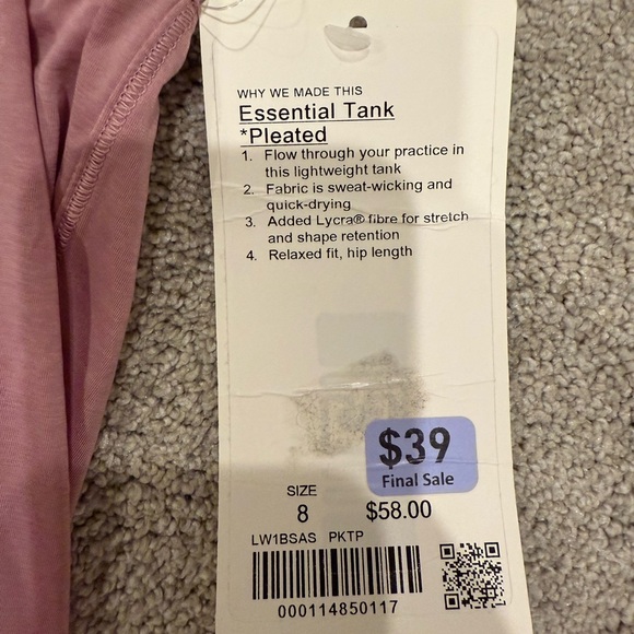 Lululemon Essential Tank - Picture 6 of 6